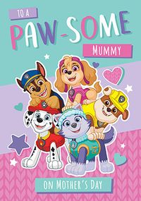 Paw-Some Mothers Day Card