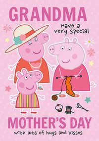 Grandma Peppa Pig Mother's Day Card