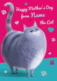 From the Cat on Mother's Day personalised Card