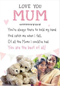 Mother's Day Teddy Photo Card