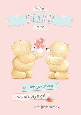 Forever Friends - You're Like A Mum Personalised Card