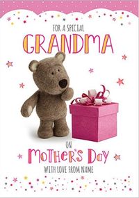 Barley Bear Special Grandma Personalised Mother's Day Card