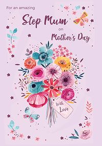 Step Mum on Mother's Day Personalised Card