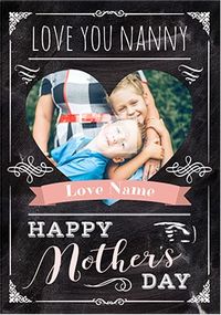 Love You Nanny Mother's Day Photo Card