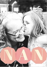 Nan Full Photo Mother's Day Card
