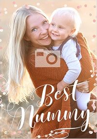Best Mummy Full Photo Mother's Day Card