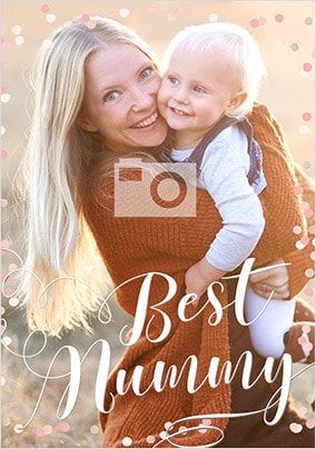 Best Mummy Full Photo Card