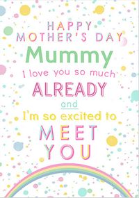 Tap to view Can't Wait Personalised Mother's Day Card