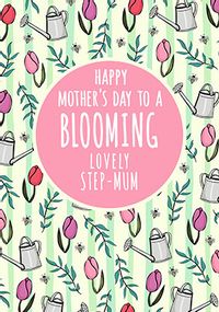 Lovely Step-Mum Personalised Mother's Day Card