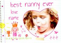 Love From Me - Best Nanny Ever Trophy