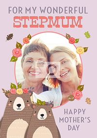 Wonderful Stepmum Mother's Day Card