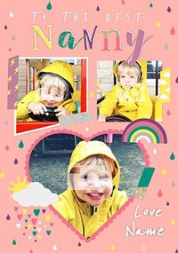 Tap to view Best Nanny Multi Photo Mother's Day Card