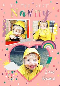 Best Nanny Multi Photo Mother's Day Card