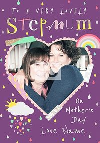 Tap to view Lovely Step-Mum Mother's Day Photo Card