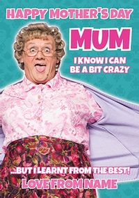 Tap to view Mrs Brown's Boys Mothers Day Personalised Card
