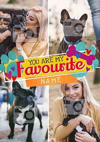 Tap to view My Favourite - Dog Multi Photo Card