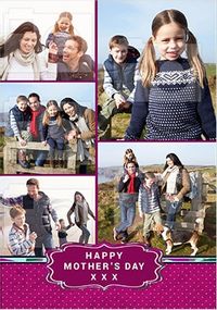Tap to view Happy Mother's Day Banner Multi Photo Card