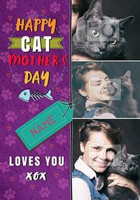Cat Mother's Day Multi Photo Card