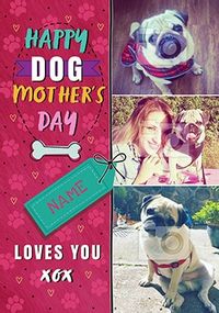 Dog Mother's Day Multi Photo Card