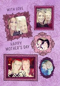 With Love Mother's Day Multi Photo Card