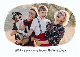Wishing You a Happy Mother's Day Photo Card