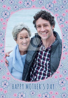 Happy Mother's Day florals Photo Card