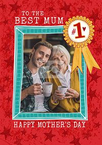 Tap to view Number One Mum Photo Mother's Day Card
