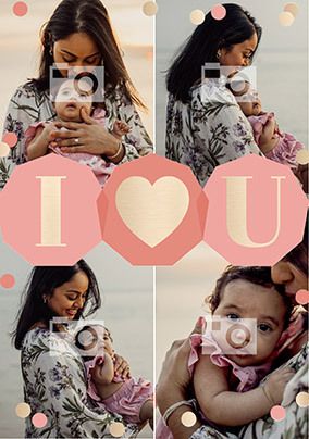I Love You Mother's Day Photo Card