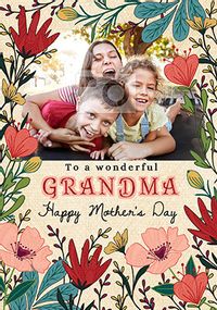 Tap to view Grandma Wild Flowers Mother's Day Photo Card