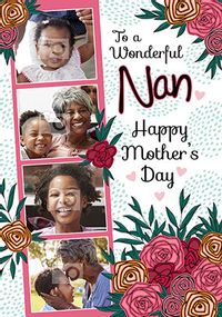 Wonderful Nan Multi Photo Mother's Day Card