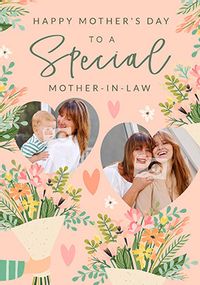 Tap to view Special Mother-in-Law Floral Photo Card
