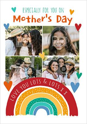 For You Rainbow Mother's Day Photo Card