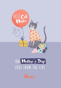 Tap to view Mother's Day Cat Personalised Card
