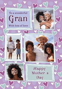 Tap to view Wonderful Gran Multi Photo Mother's Day Card