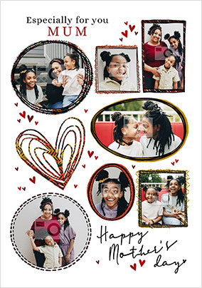 Especially for Mum Multi Photo Mothers Day Card