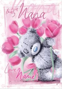 Me to You Nana Tulips Personalised Mother's Day Card