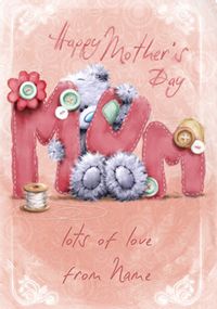 Me to You Softly Drawn Mother's Day Card - Sew Mum