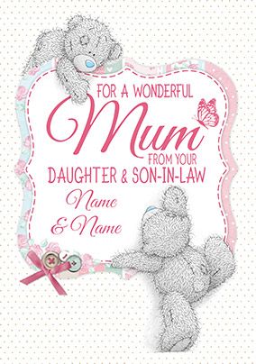 From Your Daughter & Son-in-Law - Tatty Teddy Mother's Day Card