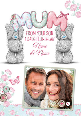 mothers day card from son and daughter in law
