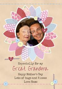 Tap to view Patchwork - Mother's Day Card Especially for Great Grandma