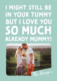 In Your Tummy Mother's Day Card