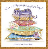 Purrfect Mother's Day Personalised Card