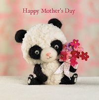 Mother's Day Panda Personalised Card