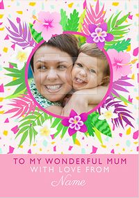 Tap to view Lovely Mum Floral Mother's Day Photo Card