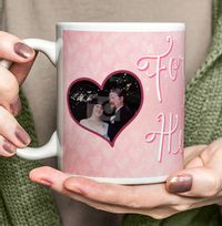 Forever in Heart Personalised Anniversary Mug