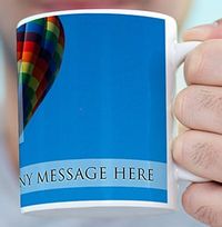 Personalised Mug - Photo Upload Faded White Banner
