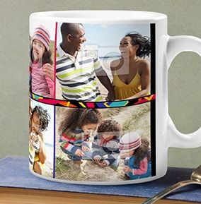 40th Birthday Multi Photo Mug