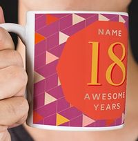 Tap to view 18 Awesome Years Female Photo Mug