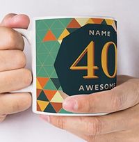 40 Awesome Years Male Photo Mug