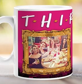 T.H.I.R.T.Y Spoof Photo Mug